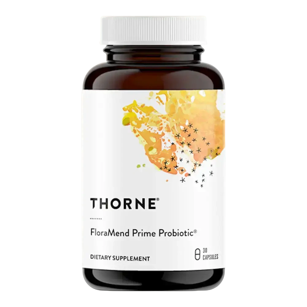 Thorne FloraMend Prime Probiotic, 30 capsules – front of bottle
