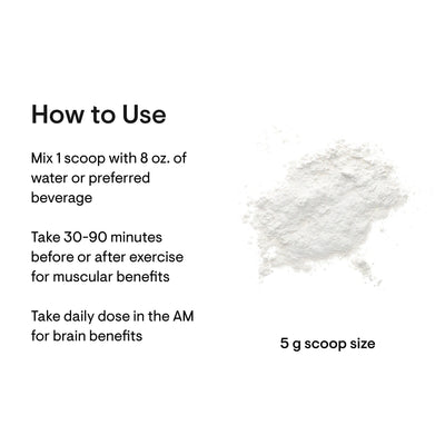 Thorne Creatine monohydrate powder, 90 servings – how to use and daily serving